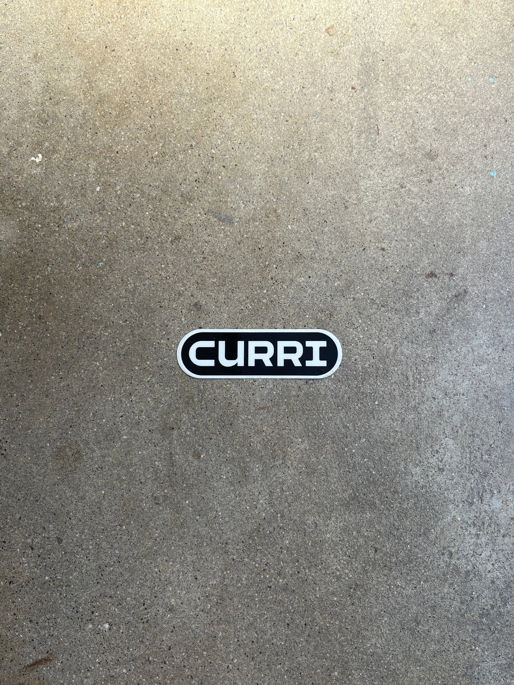 Black Curri Sticker 3.5