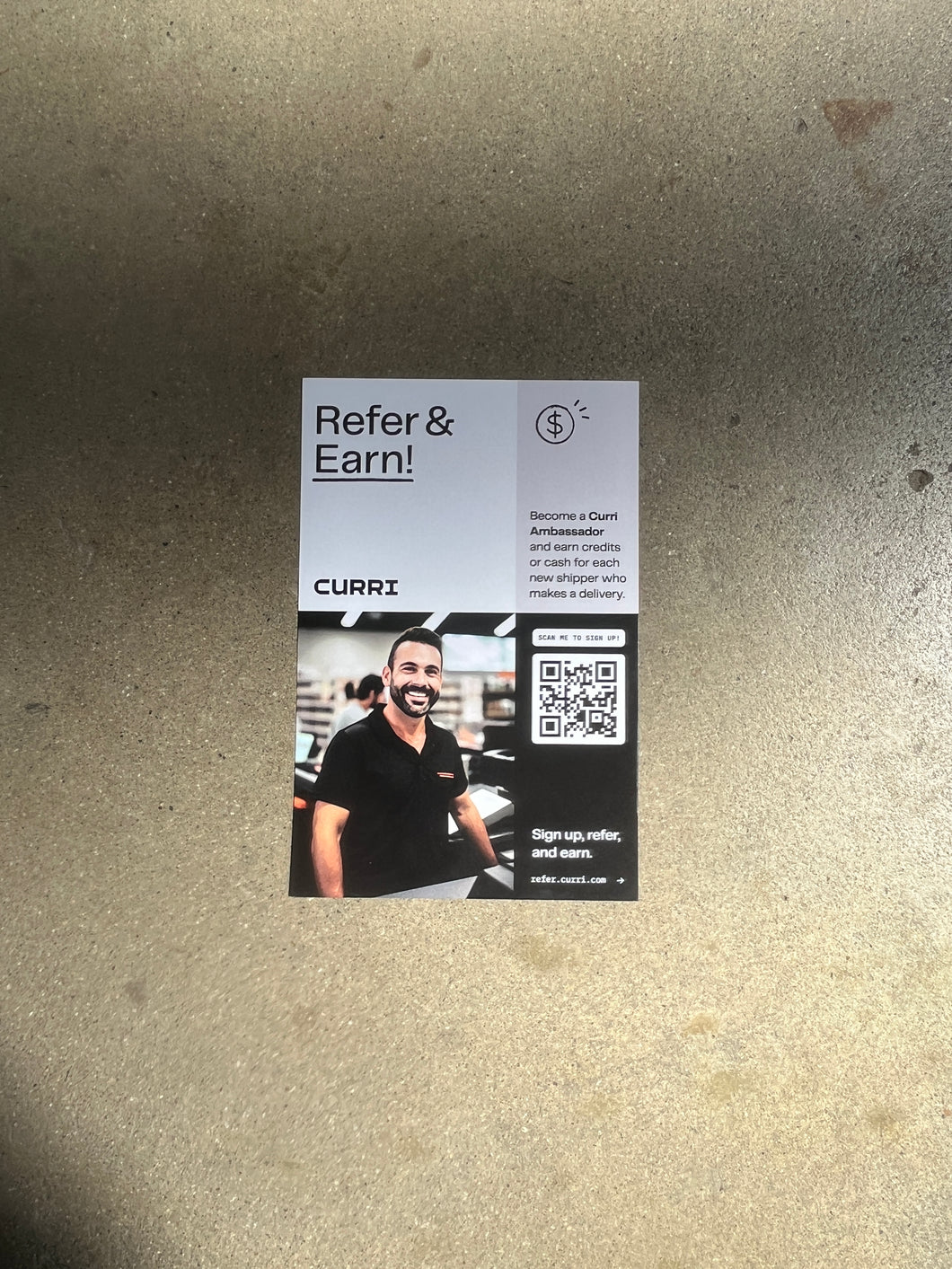 'Refer & Earn' Flyer