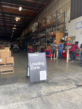 Load image into Gallery viewer, Curri Sandwich Board "Loading Zone"
